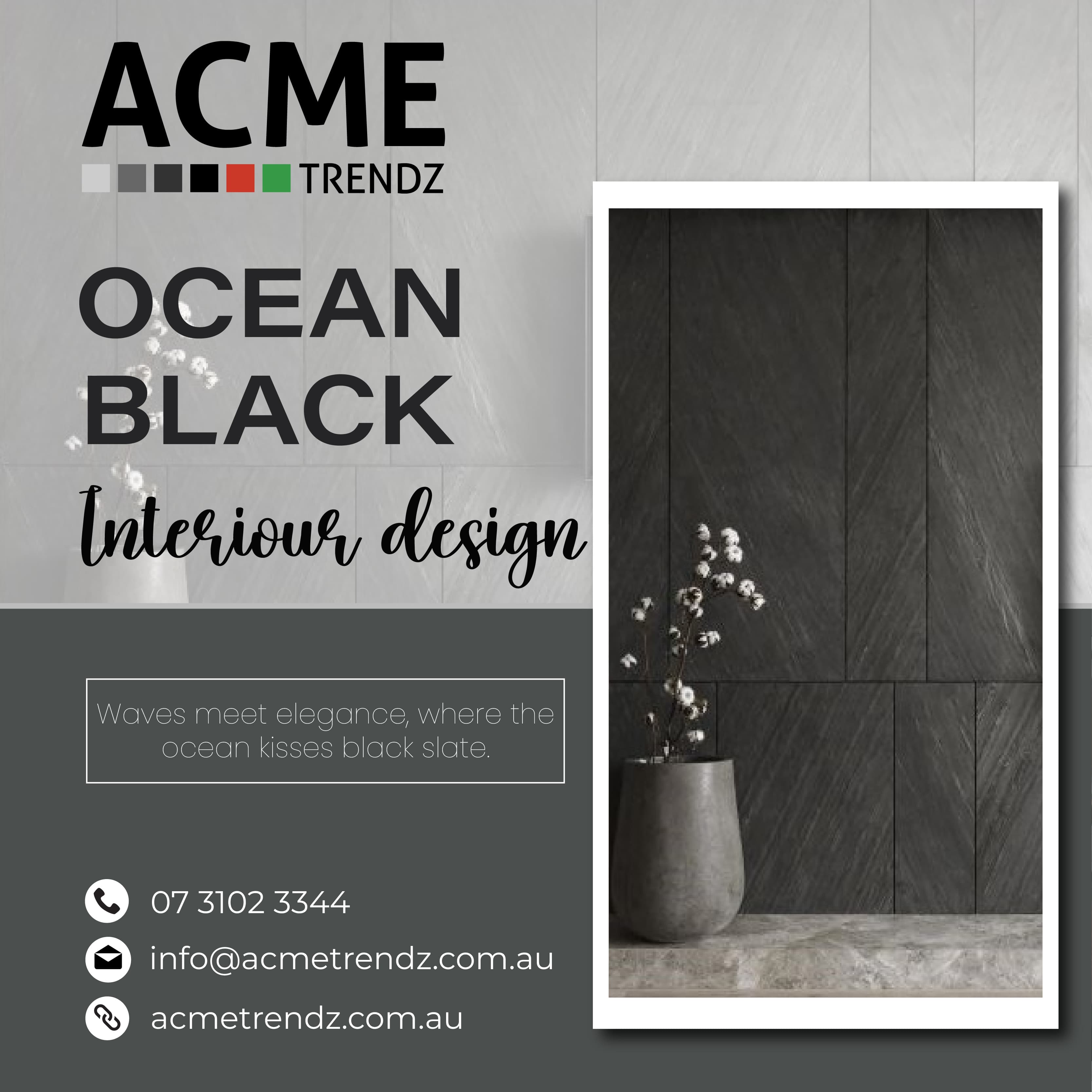 Ocean Black Slate