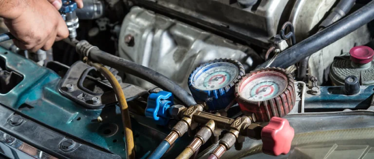 Air conditioning servicing