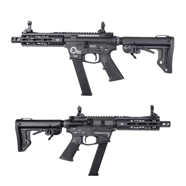 TWS 9mm SBR GBB Gel Blaster - Black