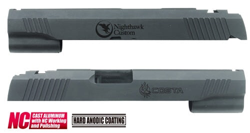 Guarder Aluminium Custom Slide for MARUI HI-CAPA 5.1 Nighthawk/Black