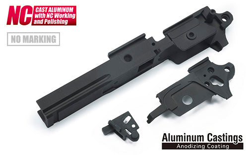 Guarder Aluminium Frame for MARUI HI-CAPA 5.1 (Standard/NO Marking/Black)