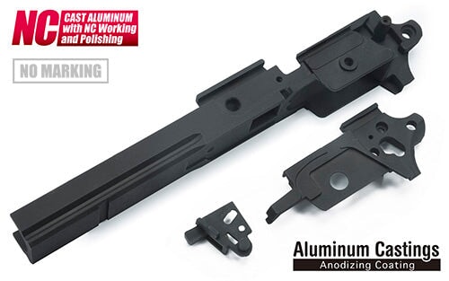 Guarder Aluminium Frame for MARUI HI-CAPA 4.3 (4.3 Type/NO Marking/Black)