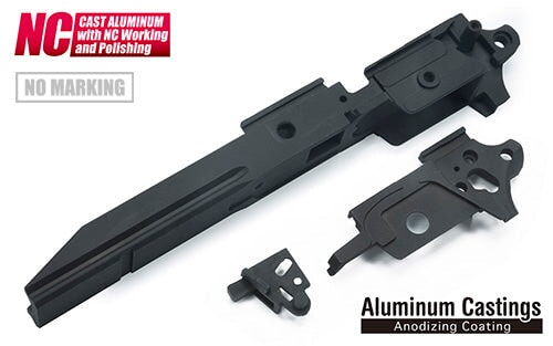 Guarder Aluminium Frame for MARUI HI-CAPA 5.1 (Goldmatch Type/NO Marking/Black)