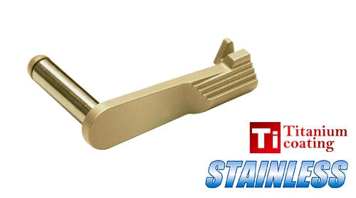 Guarder Stainless Slide Stop for MARUI HI-CAPA 5.1/4.3 (Titanium Gold)