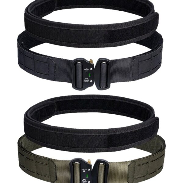 Tactical Gun Belt w/Quick Release Metal Buckle - Medium Size