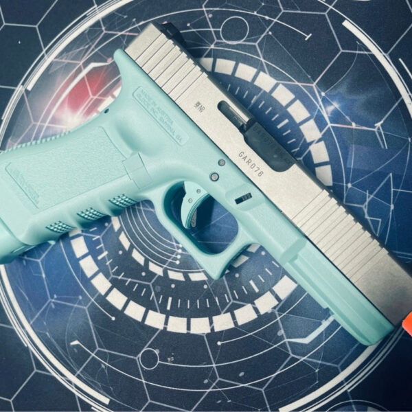 Guarder Glock G17 Custom II 5-Hole "Gucci" Robin Egg Blue Gen 3 Gel Blaster
