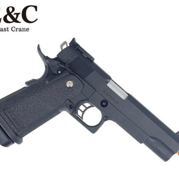 E&C 5.1 Hi-Capa CNC OPS-M.R.P Gas Blowback Gel Blaster Pistol – Black
