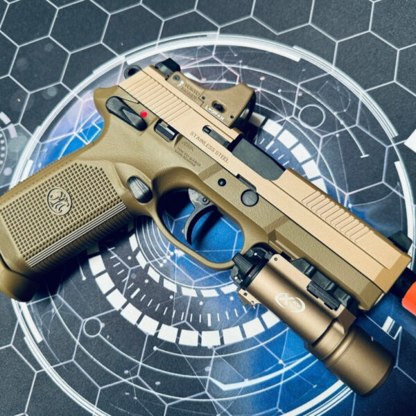 Custom Tokyo Marui FNX-45 Tactical Gel Blaster - FDE