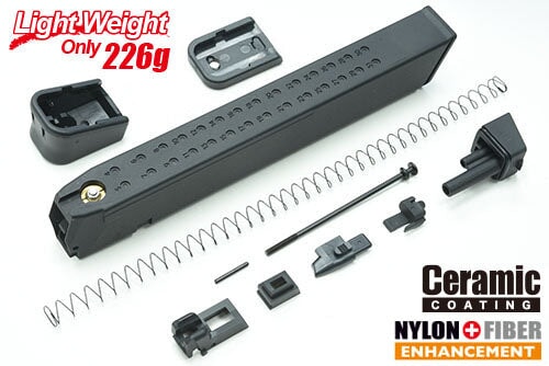 Guarder Light-Weight Magazine Kit for MARUI G17/18C/19/22/26/34 (Extended/Black)