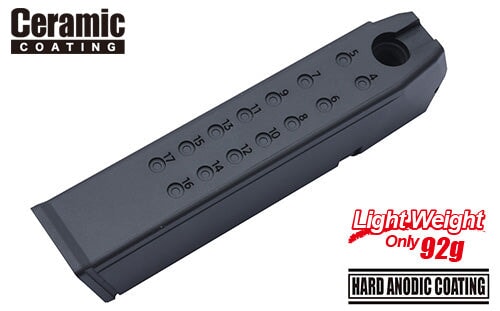 Aluminium Magazine Case for MARUI G17/18C/22/34 (9mm/Black)