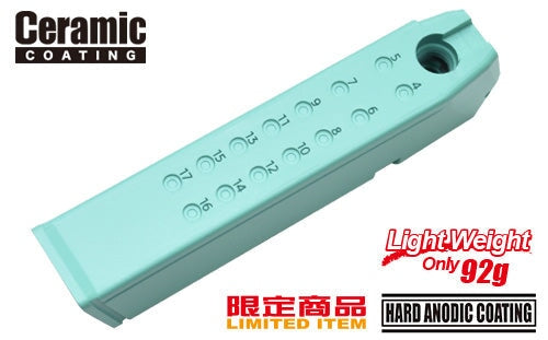 Aluminium Magazine Case for MARUI G17/18C/22/34 (9mm/Robin Egg Blue)