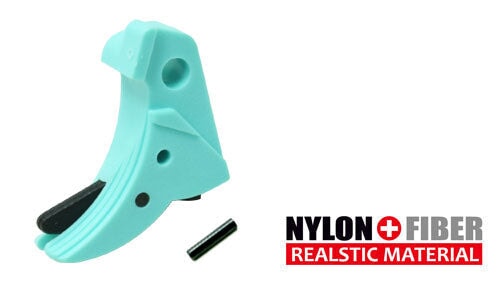 Ridged Trigger For G-Series GBB (Robin Egg Blue)