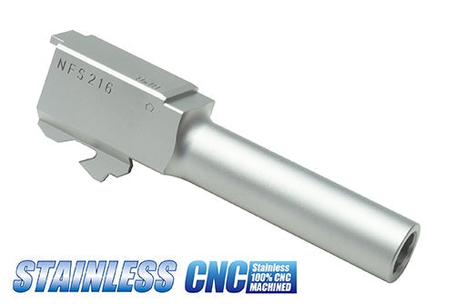 Stainless Outer Barrel for MARUI G26 (Silver)