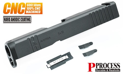 Guarder Aluminium CNC Slide for MARUI G26 Gen3 (Custom/Black)