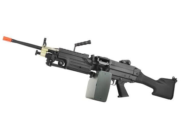 A&K Cybergun FN Licensed M249 MK2 MINIMI SAW FULL METAL GEL BLASTER AEG Machine Gun