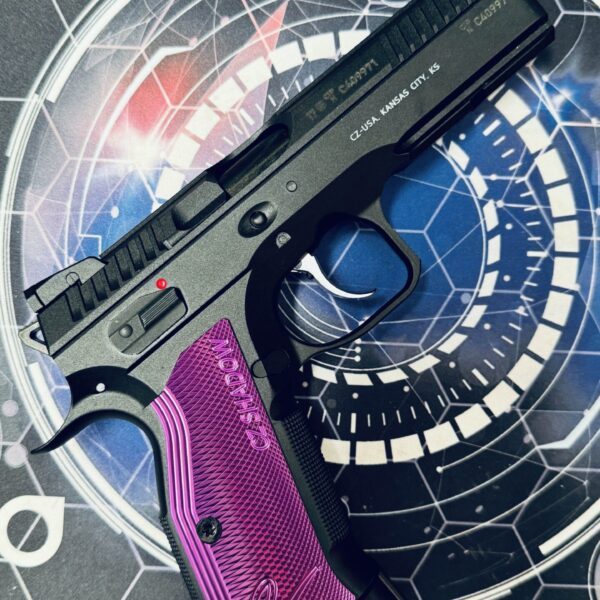 Custom KJ Works CZ Shadow 2 Gel Blaster - Purple Grips