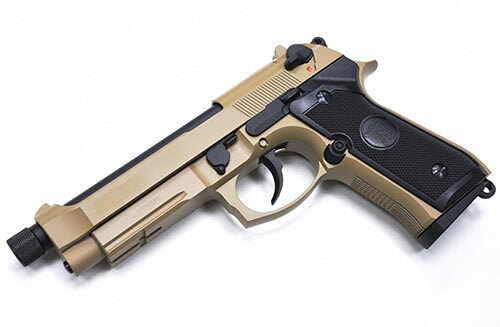 KJ M9A1 TBC Full Metal Gas Blowback Gel Blaster - TAN