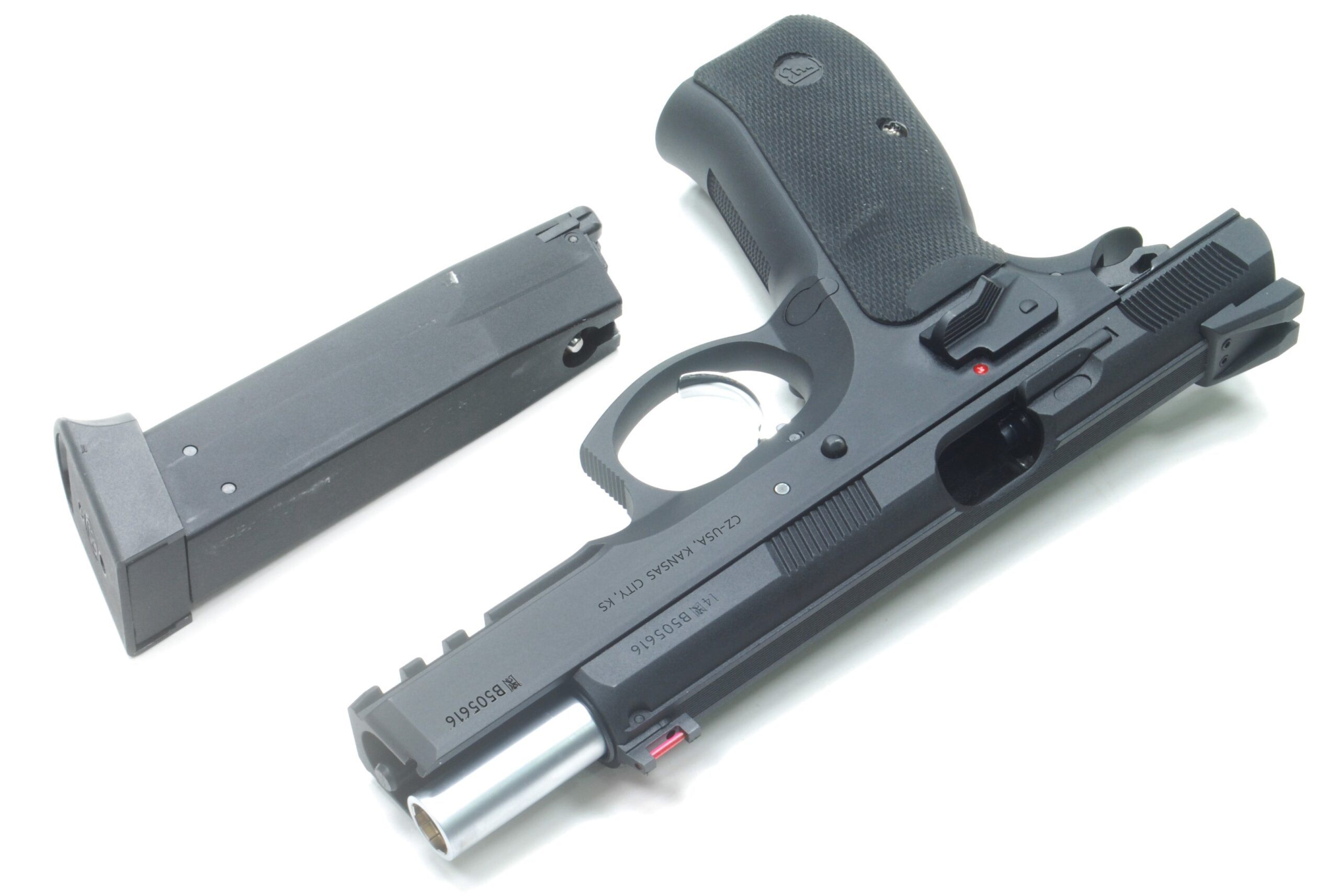 KJ CZ75 SP-01 Shadow Gas Blowback Gel Blaster - Image 12