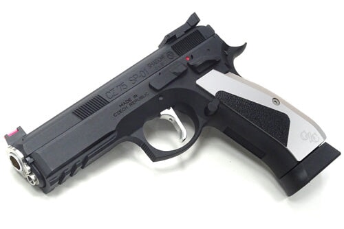 KJ CZ75 SP-01 Shadow ACCU Custom Gas Blowback Gel Blaster (Black)
