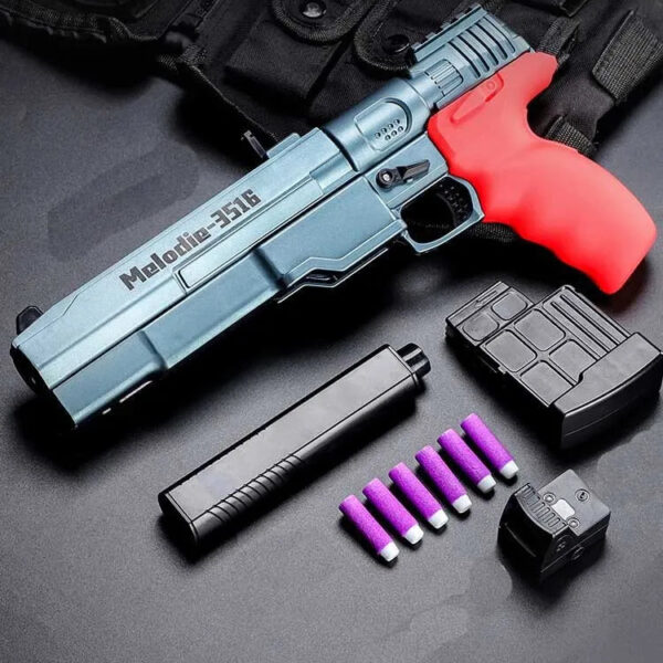 Jing Tai Melodie 3516 "Malorian Arms" Cyberpunk Soft Dart Blaster