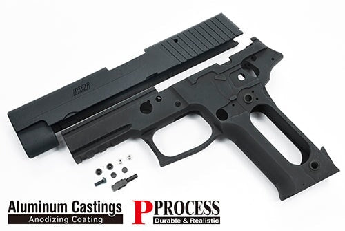 Guarder Aluminium Slide & Frame For MARUI P226 E2 (Black/E2 Marking)