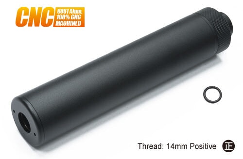 Guarder Compact Pistol Mock Suppressor (2023 Ver./Black/14mm Positive)