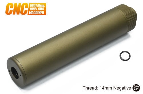 Guarder Compact Pistol Mock Suppressor (2023 Ver./FDE/14mm Negative)