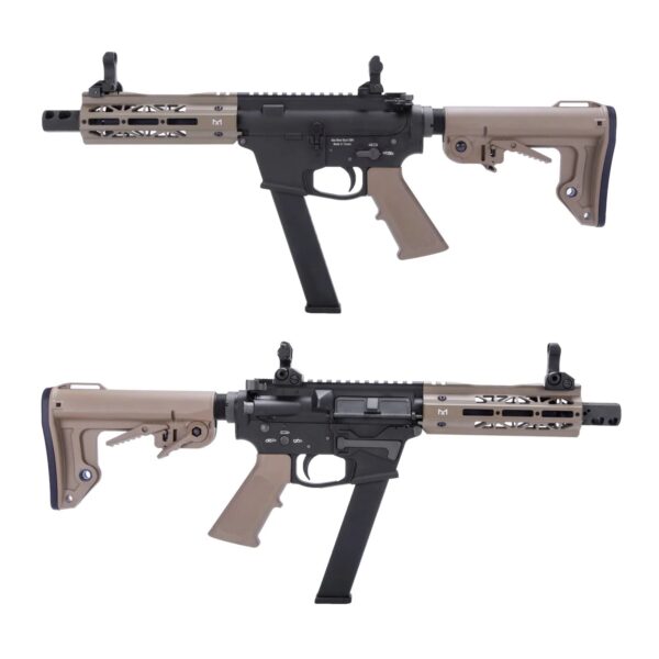 TWS 9mm SBR GBB Gel Blaster - Tan