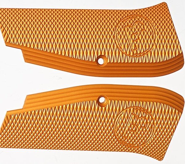 KJ Works CZ Logo Aluminium Hand Grip for CZ SP-01 Shadow (Orange)