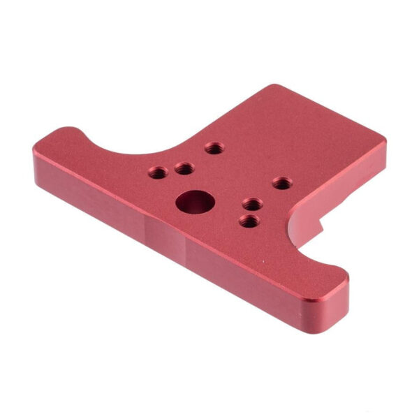 KJ Works Rear Sight Plate Optics Mount for CZ SP-01 (Red)