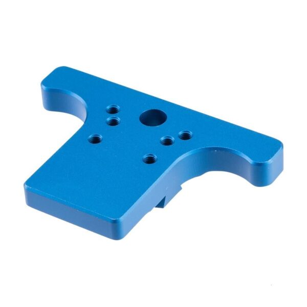 KJ Works Rear Sight Plate Optics Mount for CZ SP-01 (Blue)