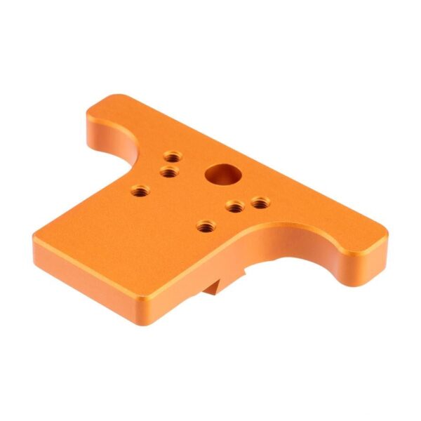 KJ Works Rear Sight Plate Optics Mount for CZ SP-01 (Orange)